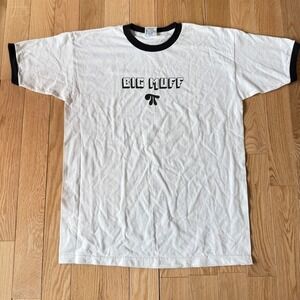 Vintage Electro-Harmonix Big Muff White Black Ringer Tee Adult Large Made in USA